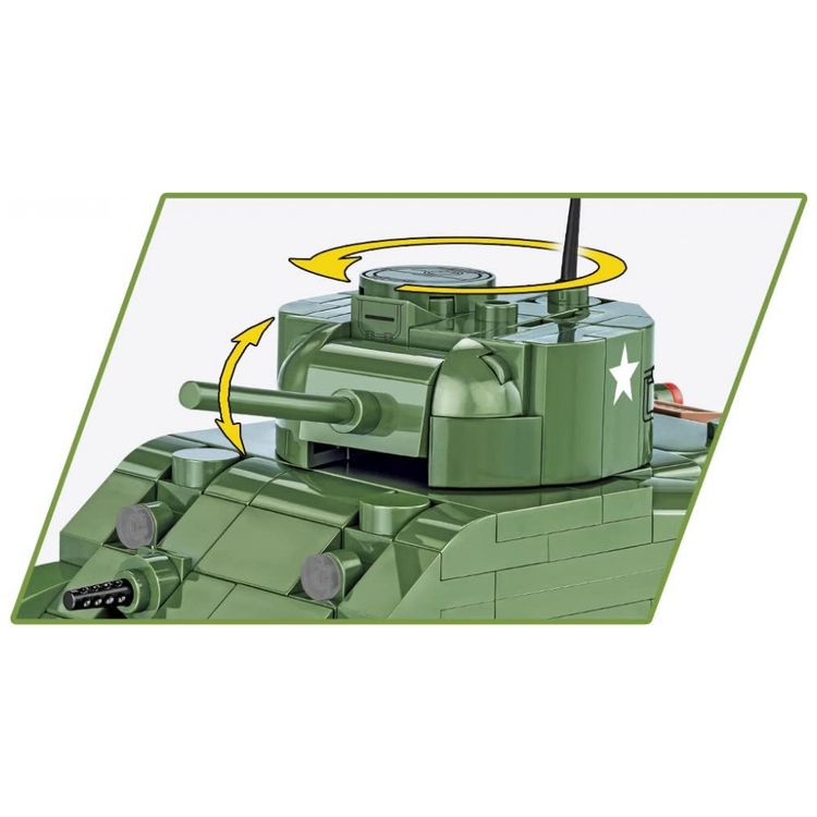 Kit-de-Construcao-Tanque-Sherman-M4A1-da-Segunda-Guerra-foto-5