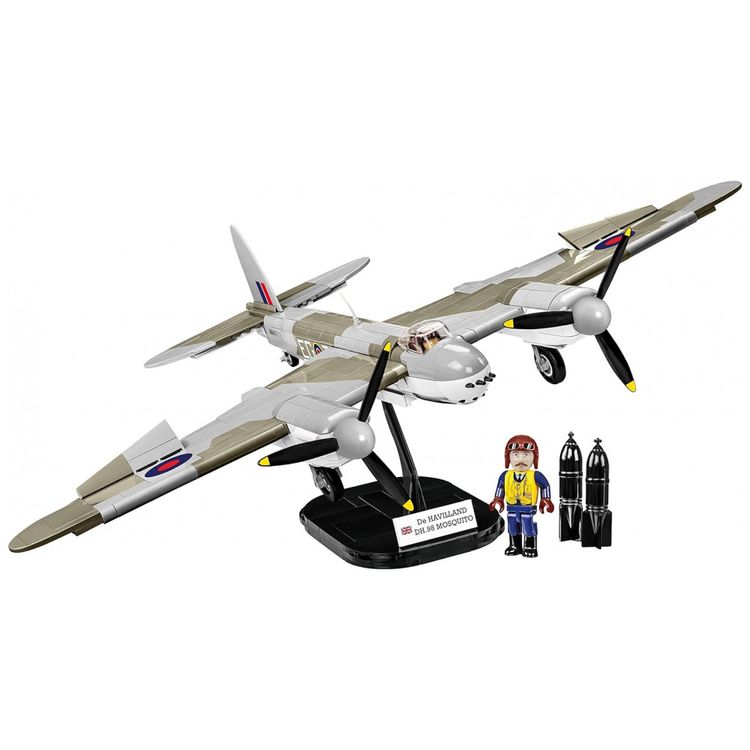 Kit-de-Construcao-Aviao-Havilland-DH.98-Mosquito-Plane-com-foto-0