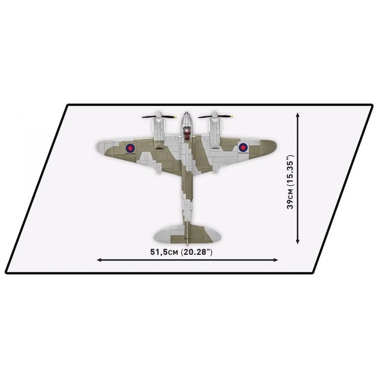 Kit-de-Construcao-Aviao-Havilland-DH.98-Mosquito-Plane-com-foto-4