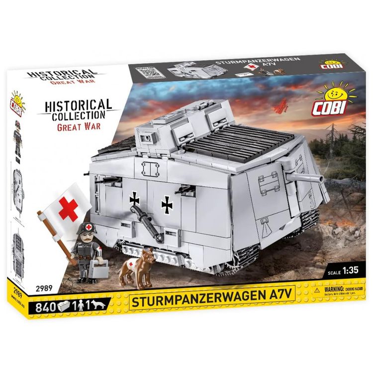 Kit-de-Construcao-Tanque-Sturmpanzerwagen-A7V-da-Grande-foto-2