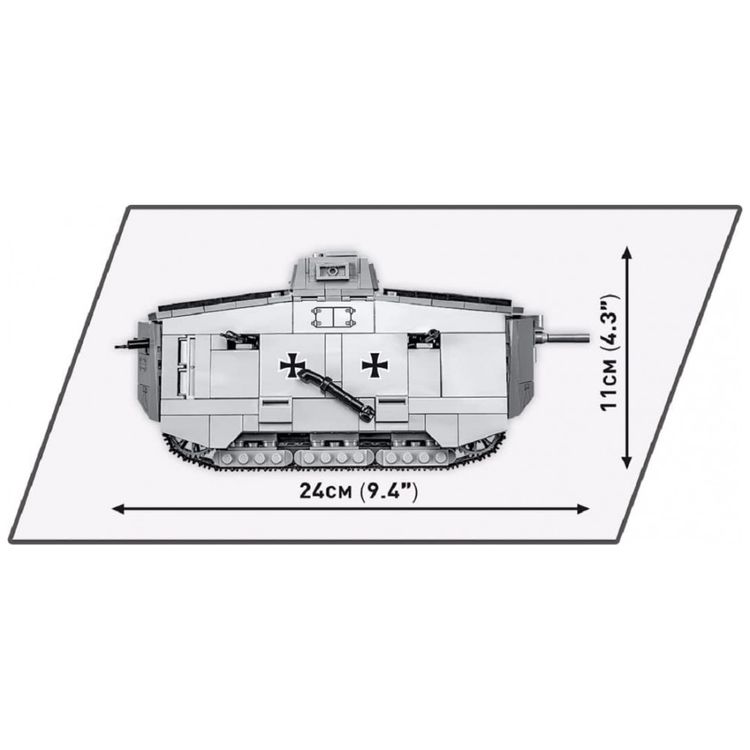 Kit-de-Construcao-Tanque-Sturmpanzerwagen-A7V-da-Grande-foto-3