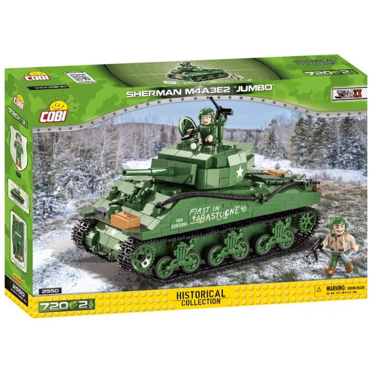 Kit-de-Construcao-Tanque-Sherman-M4A3E2-JUMBO-com-720-Pecas-foto-0