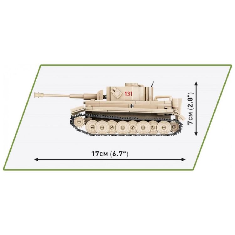 Kit-de-Construcao-Tanque-Panzer-VI-Tiger-131-com-340-Pecas-foto-2
