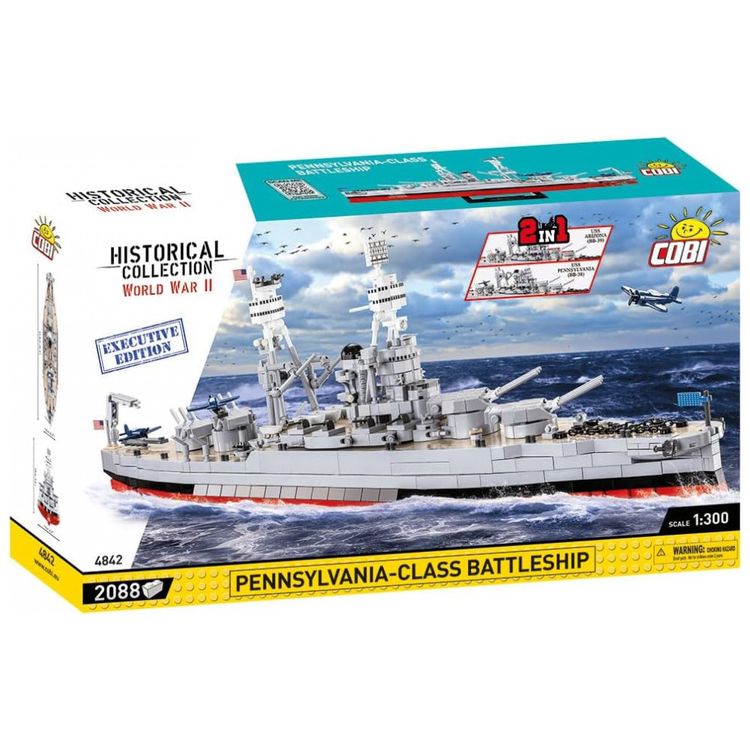 Kit-de-Construcao-Navio-Classe-Pensilvania-da-Segunda-Guerra-foto-1