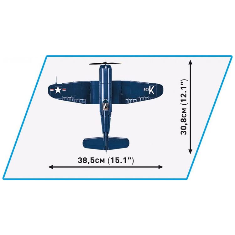 Kit-de-Construcao-Aviao-Corsair-F4U-4-da-Guerra-da-Coreia-foto-3