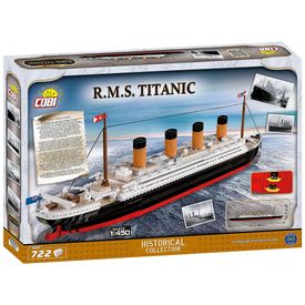 Kit-de-Construcao-RMS-Titanic-com-722-Pecas-COBI-Branco-foto-0