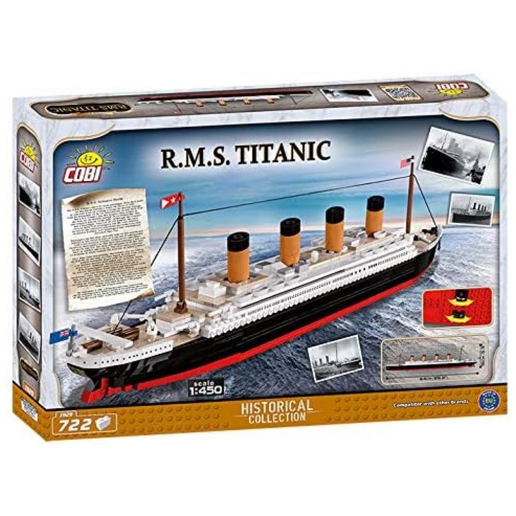 Kit-de-Construcao-RMS-Titanic-com-722-Pecas-COBI-Branco-foto-1