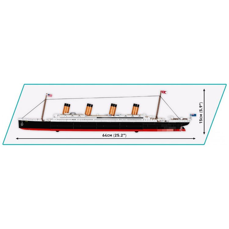 Kit-de-Construcao-RMS-Titanic-com-722-Pecas-COBI-Branco-foto-3