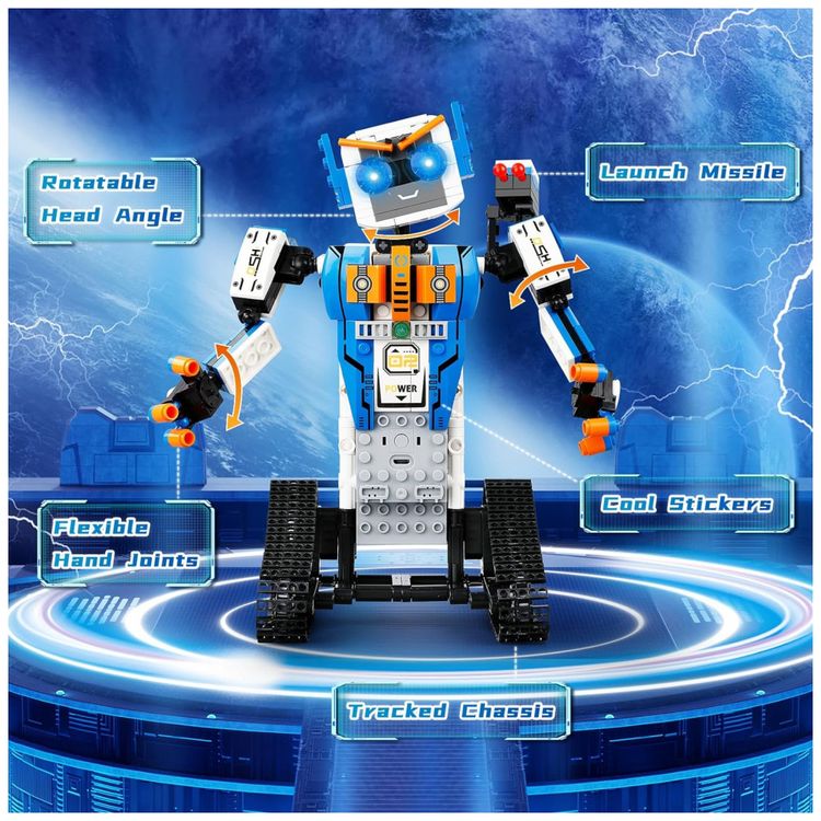 Kit-de-Construcao-457-Pecas-STEM-Robo-Programavel-com-foto-3