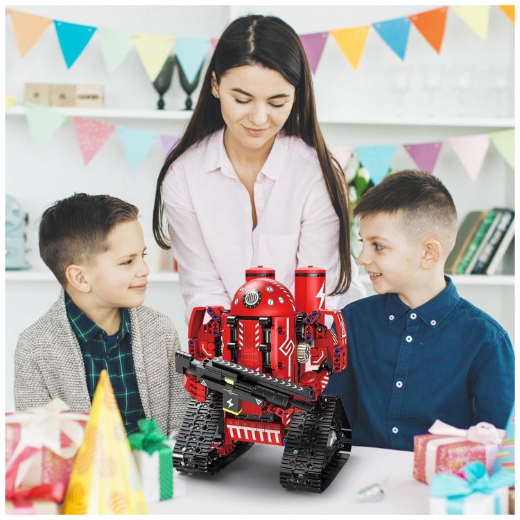 Kit-de-Construcao-Robo-STEM-5-em-1-com-495-Pecas-e-Controle-foto-3