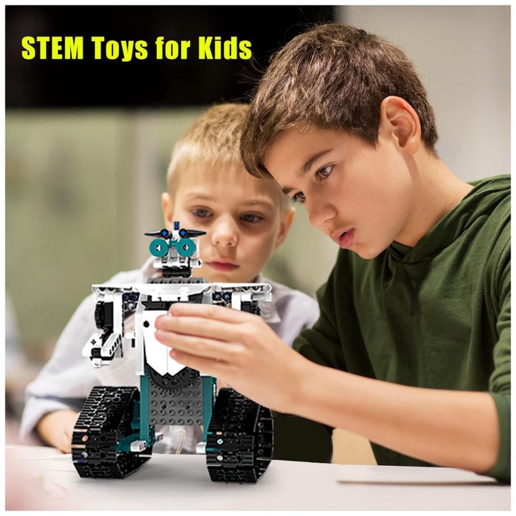 Kit-de-Construcao-Robo-STEM-13-em-1-com-550-Pecas-e-Controle-foto-4
