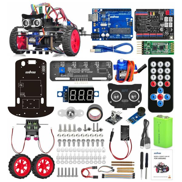 Kit-de-Construcao-Carro-Robo-Inteligente-para-Arduino-com-foto-0