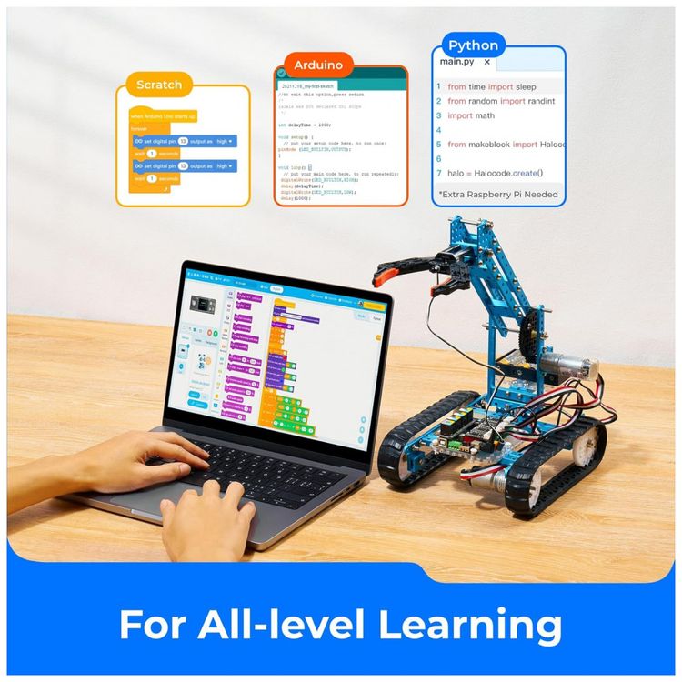 Kit-de-Construcao-STEM-Robo-10-em-1-Compativel-com-Arduino-C-foto-2