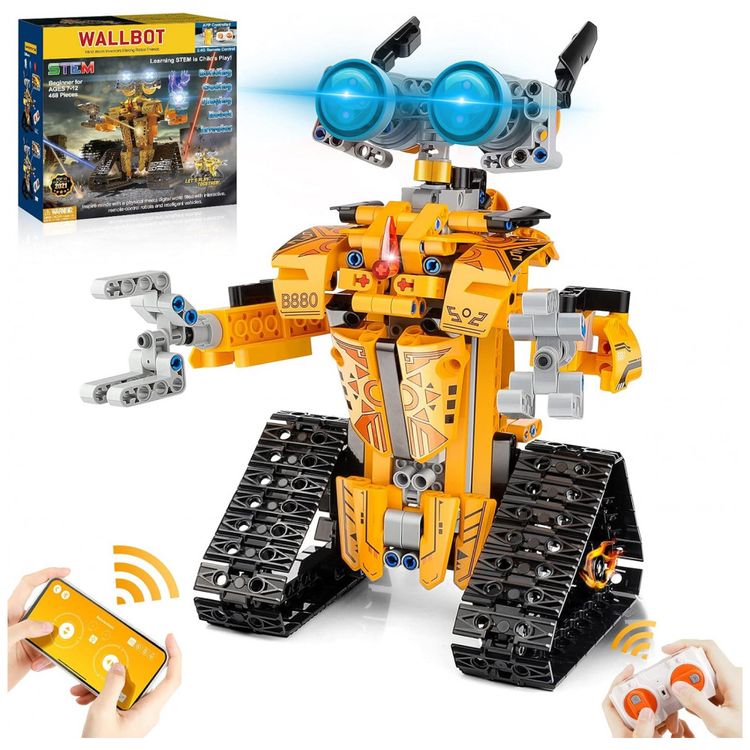 Kit-de-Construcao-468-Pecas-STEM-Robo-Programavel-com-foto-0