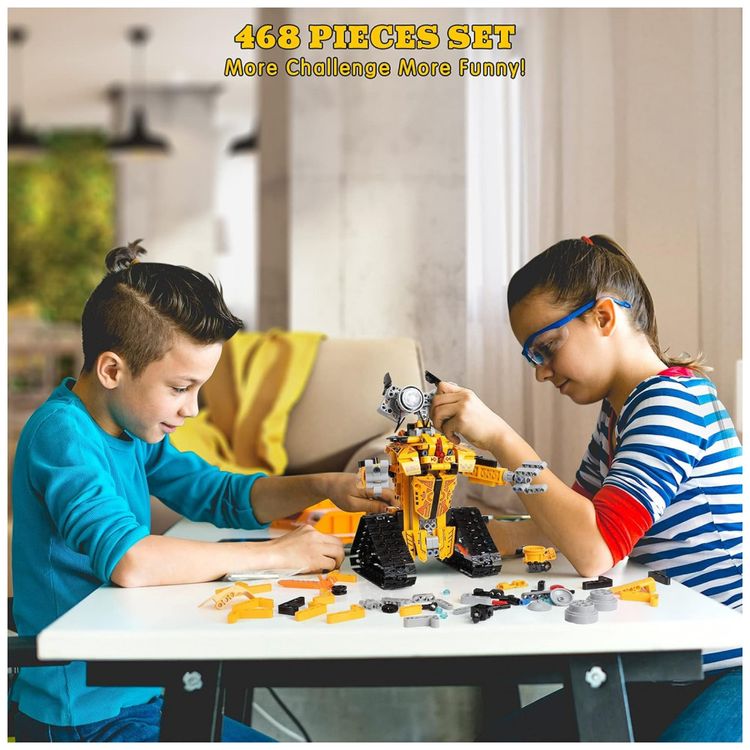 Kit-de-Construcao-468-Pecas-STEM-Robo-Programavel-com-foto-4