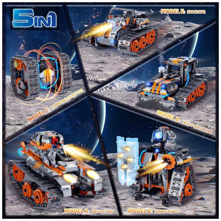 Kit-de-Construcao-552-Pecas-STEM-Robo-Programavel-com-foto-1