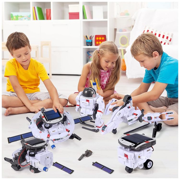 Kit-de-Construcao-STEM-Robos-Solares-com-120-Pecas-para-foto-3