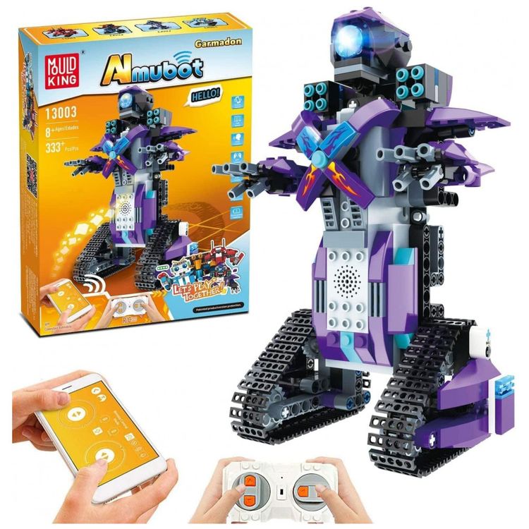 Kit-de-Construcao-Robo-STEM-com-Controle-Via-APP-para-foto-0