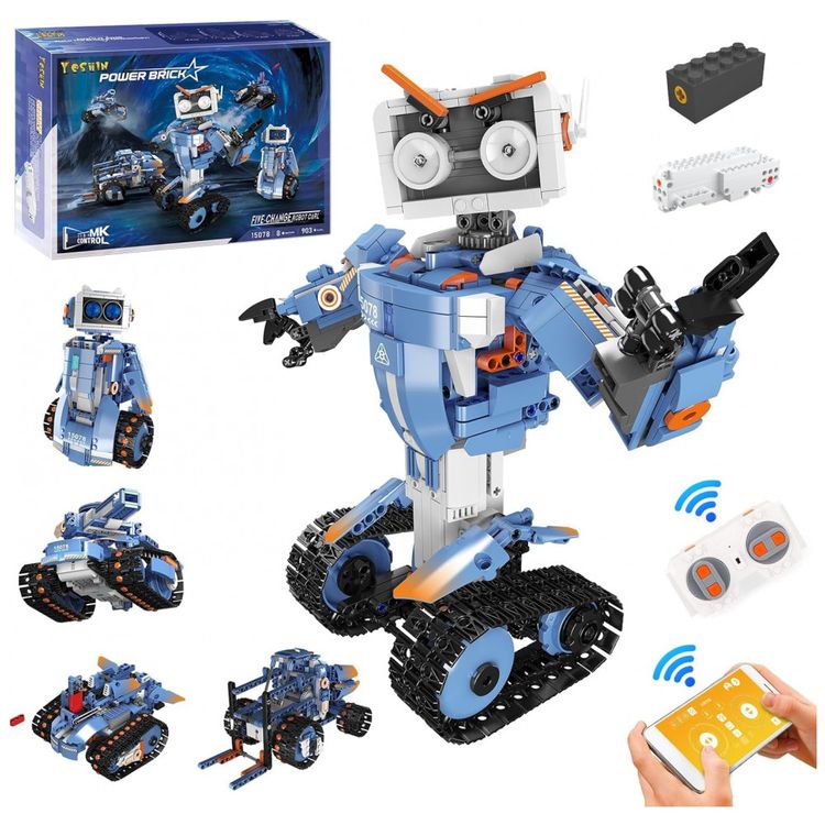 Kit-de-Contrucao-STEM-Robo-Controlavel-via-APP-para-Criancas-foto-0