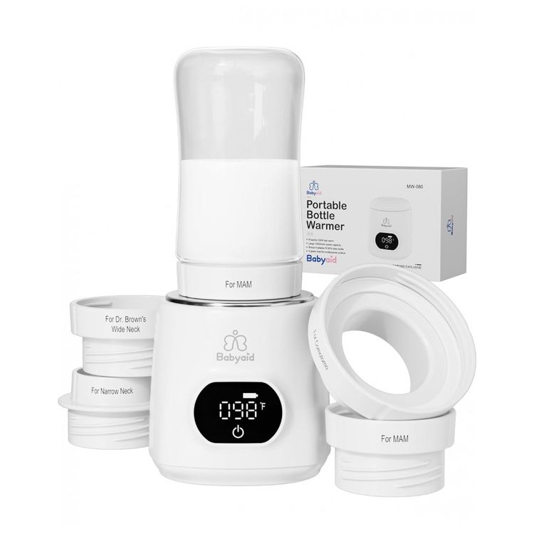 Aquecedor-de-Mamadeira-Portatil-com-4-Adaptadores-e-Controle-foto-0