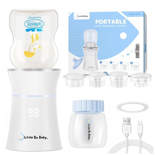 Aquecedor-de-Mamadeira-Portatil-com-Adaptador-para-Leite-foto-0