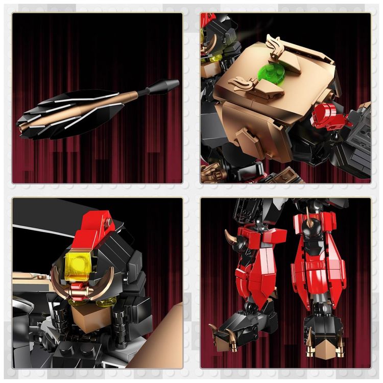 Kit-de-Construcao-Robo-Zhang-Fei-Black-com-920-Pecas-foto-4