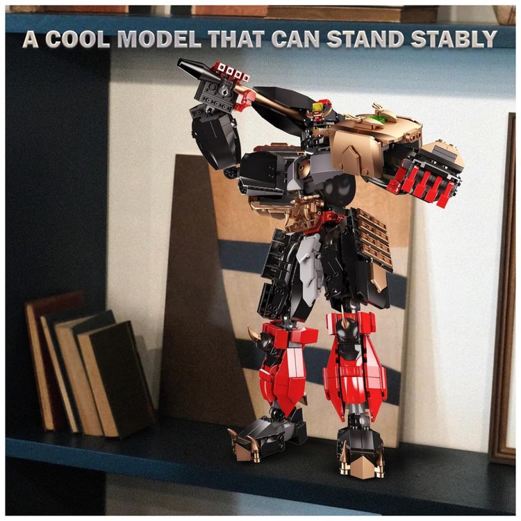 Kit-de-Construcao-Robo-Zhang-Fei-Black-com-920-Pecas-foto-5
