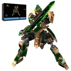Kit-de-Construcao-Robo-Guan-Yu-Green-com-744-Pecas-foto-0