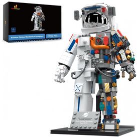 Kit-de-Construcao-Astronauta-Espacial-com-900-Pecas-foto-0