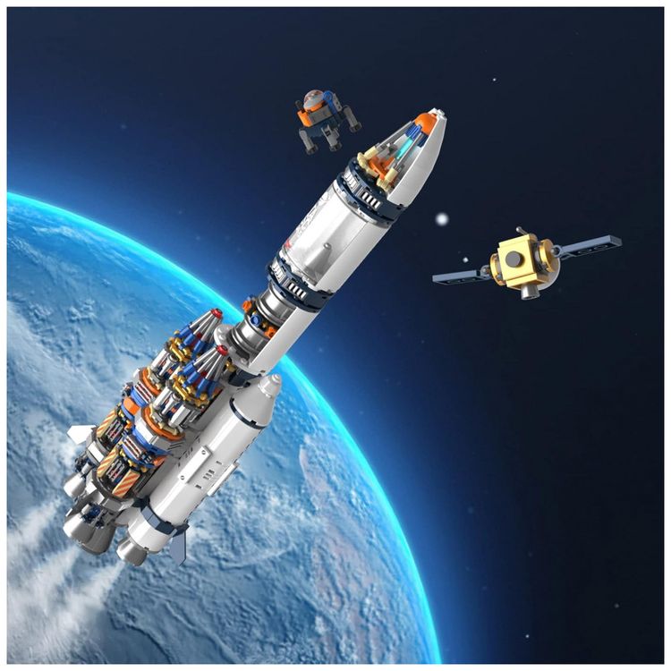 Kit-de-Construcao-Foguete-Espacial-com-863-Pecas-foto-1