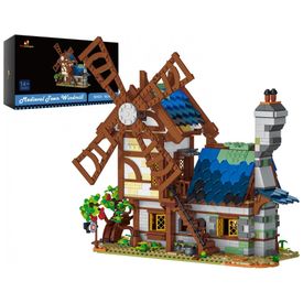 Kit-de-Construcao-Casa-Moinho-de-Vento-Medieval-com-1824-foto-0