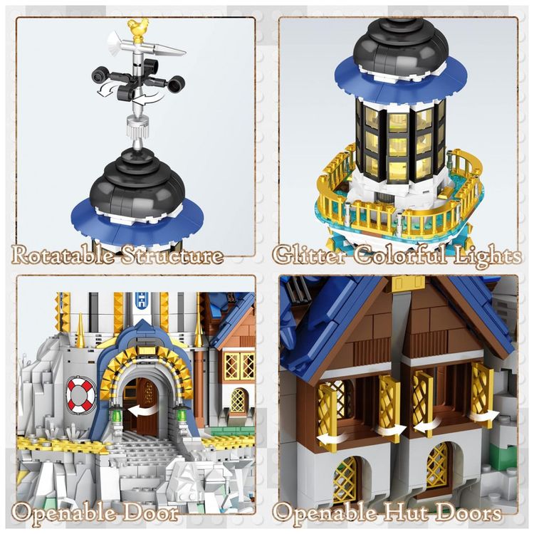 Kit-de-Construcao-Farol-Medieval-com-3228-Pecas-foto-3