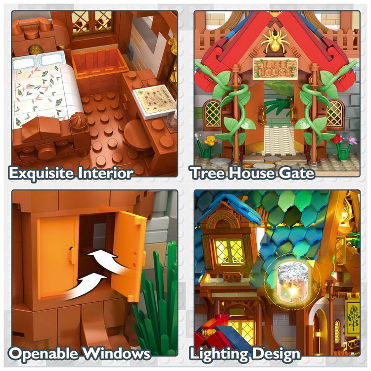 Kit-de-Construcao-Casa-na-Arvore-Medieval-com-2566-Pecas-foto-3