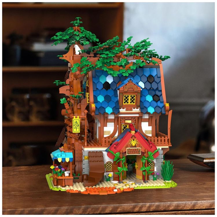 Kit-de-Construcao-Casa-na-Arvore-Medieval-com-2566-Pecas-foto-5
