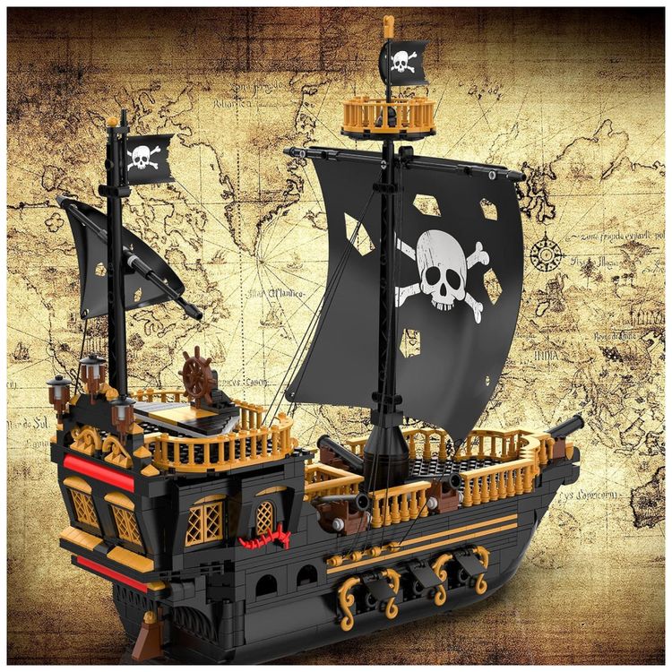 Kit-de-Construcao-Navio-com-1288-Pecas-JMBricklayer-Preto-foto-4