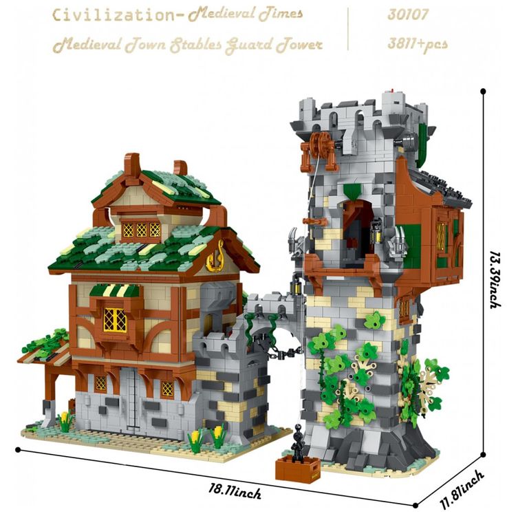 Kit-de-Construcao-Castelo-e-Torre-Medieval-JMBricklayer-foto-3