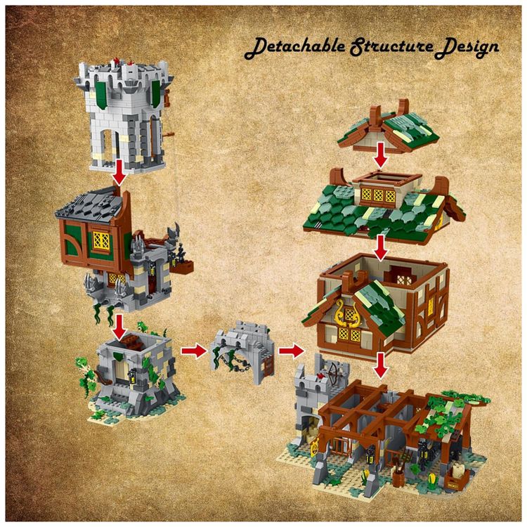 Kit-de-Construcao-Castelo-e-Torre-Medieval-JMBricklayer-foto-4