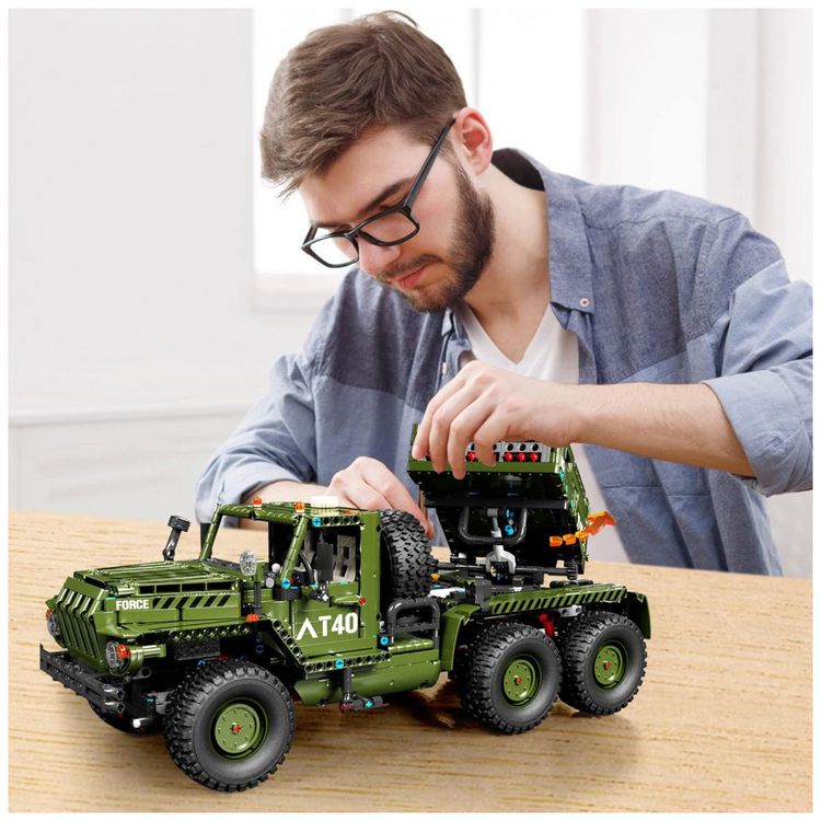 Kit-de-Construcao-Tanque-Militar-Artilharia-de-Foguete-com-foto-5