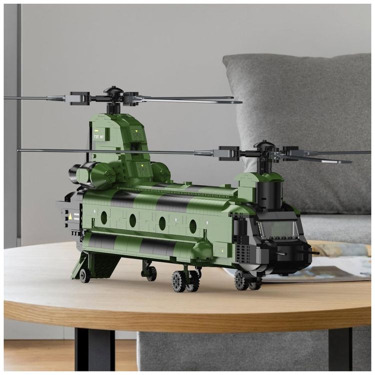 Kit-de-Construcao-Helicoptero-Militar-com-1622-Pecas-foto-4