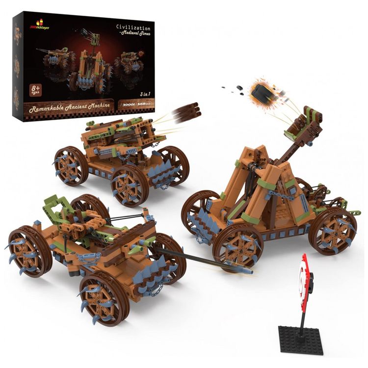 Kit-de-Construcao-3-em-1-Catapulta-Trebuchet-Crossbow-foto-0