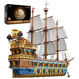 Kit-de-Construcao-Navio-da-Frota-Real-com-Design-em-Camadas-foto-0