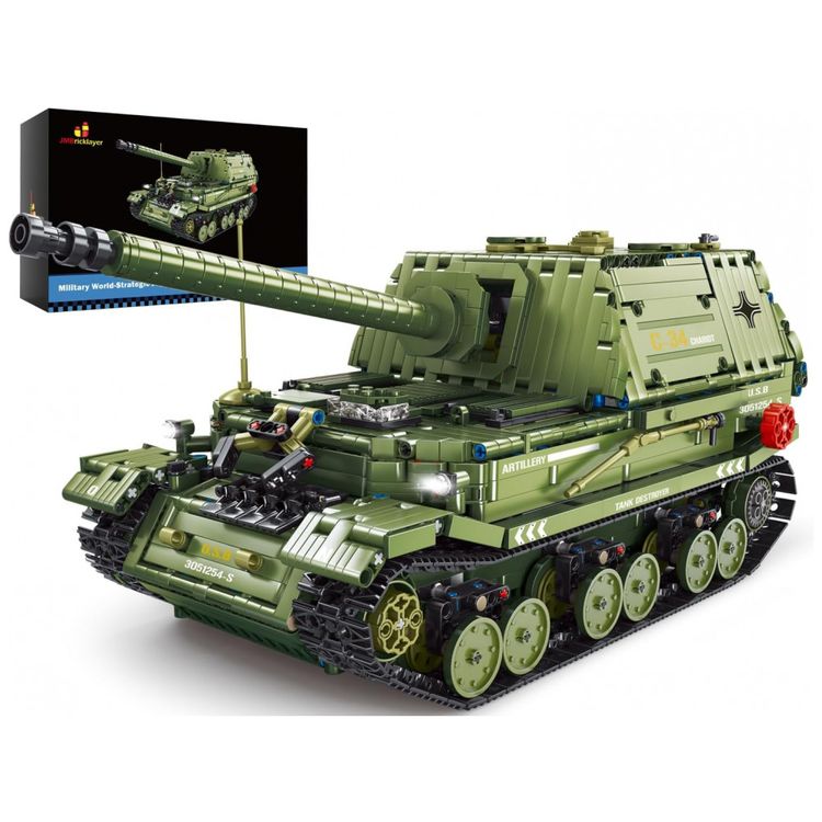Kit-de-Construcao-Tanque-Militar-com-2436-Pecas-foto-0