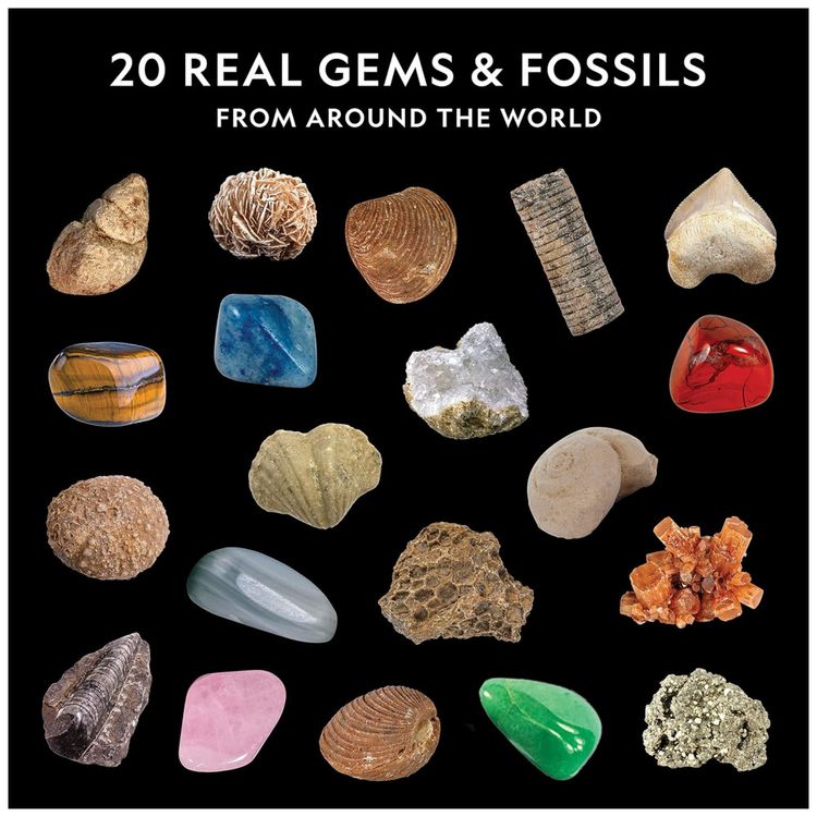 Kit-Cientifico-STEM-com-Colecao-de-20-Pedras-Agata-Quartzo-foto-2