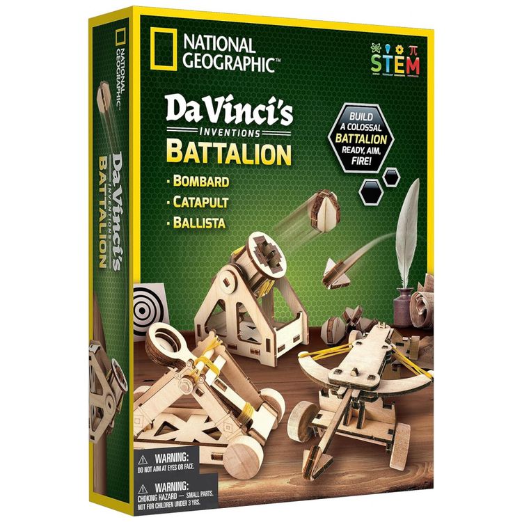 Kit-de-Quebra-Cabecas-3D-de-Catapulta-Da-Vinci-STEM-para-foto-0