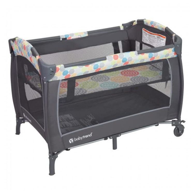 Berco-Cercado-Portatil-com-Dossel-e-2-Brinquedos-de-Pelucia-foto-1