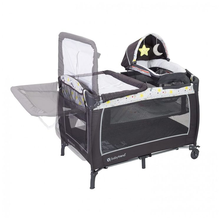 Berco-Cercado-Portatil-com-Dossel-e-2-Brinquedos-de-Pelucia-foto-4