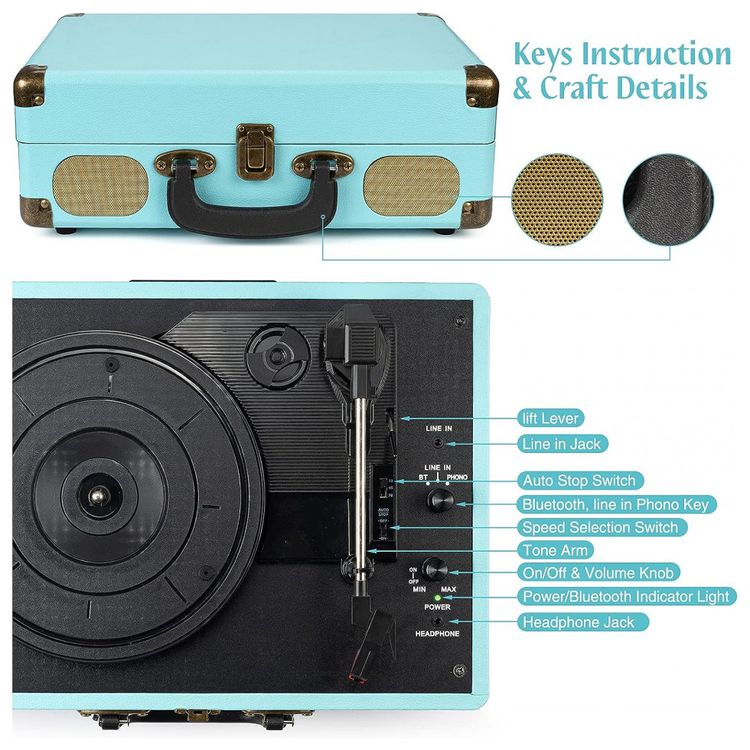 Retrolife-R609-Vitrola-Toca-Discos-Retro-3-Velocidades-com-foto-3