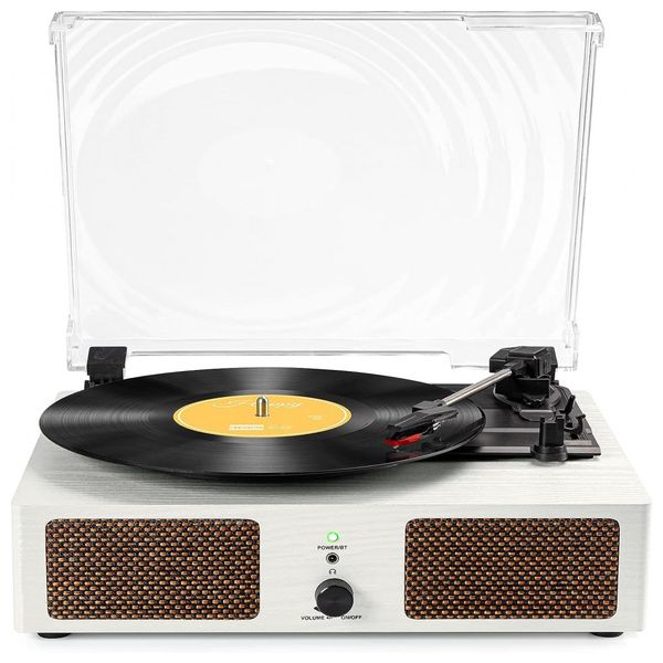 Udreamer-UD001-Vitrola-Toca-Discos-Retro-3-Velocidades-com-foto-0