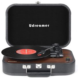Udreamer-UD002-Vitrola-Toca-Discos-Retro-3-Velocidades-com-foto-0