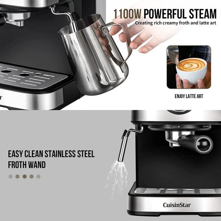 Cuisinstar-Maquina-de-Cafe-Expresso-Automatica-1.5L-15-Bar-foto-2